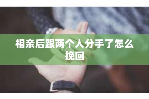 相亲后跟两个人分手了怎么挽回
