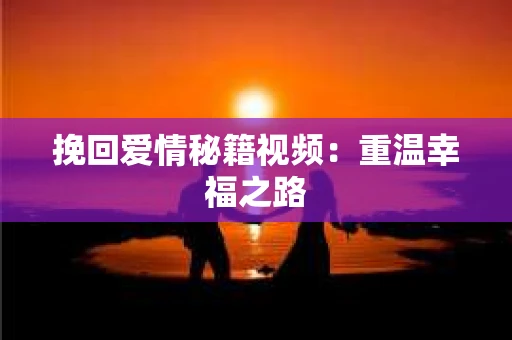 挽回爱情秘籍视频：重温幸福之路