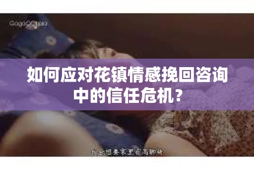 如何应对花镇情感挽回咨询中的信任危机？